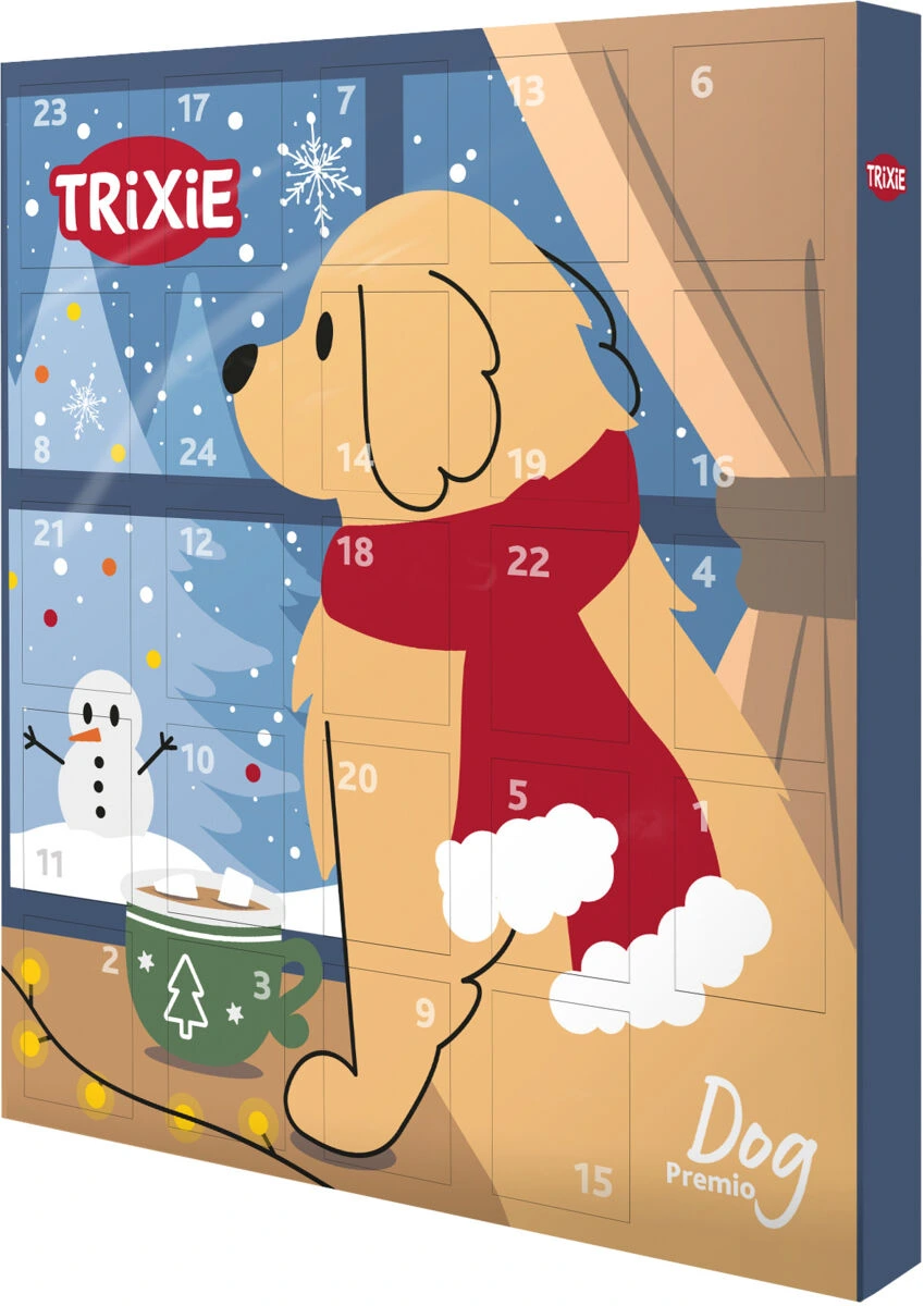 Trixie 2026 Julekalender til Hund - fyldt med lækre hundesnacks